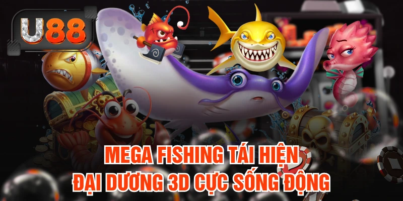 Mega Fishing tái hiện đại dương 3D cực sống động